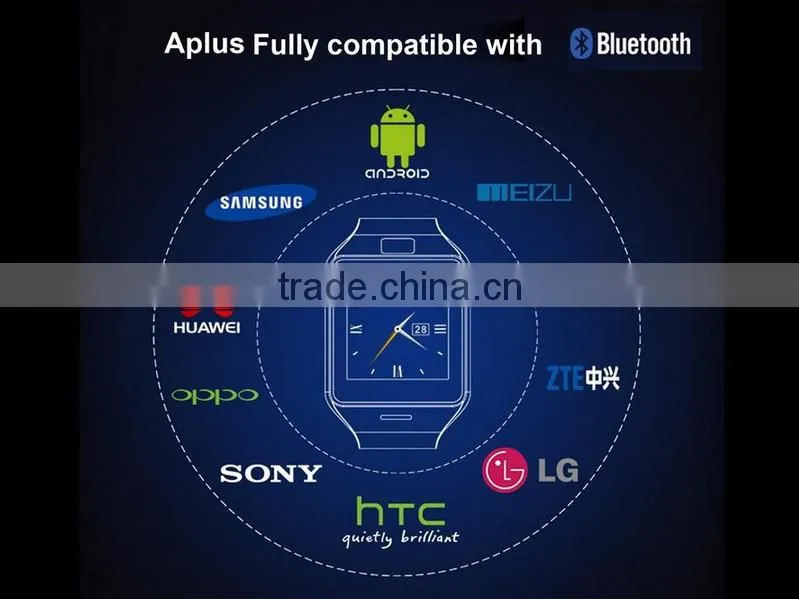 Gv18 andriod watch CPU 533MHZ bluetooth Water proof smart watch