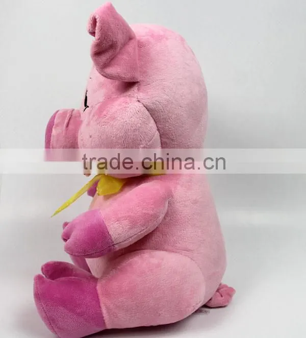 Luckiplus Hot Sale First Class Adorable Pink Pig Family Safe Technology Toy For Kids