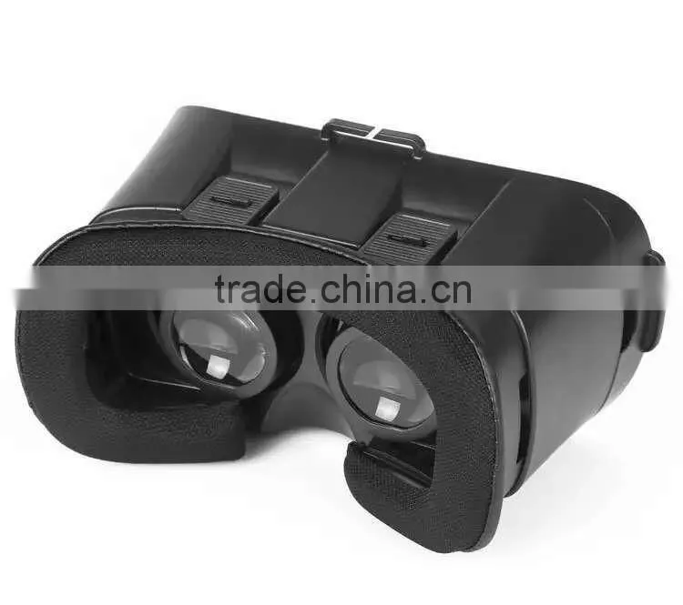 3D VR box Virtual Reality Headset Adjust Cardboard ABS and spherical resin lens for iphone lens