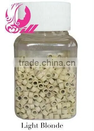 2013 Wholesale High Quality Cheap Silicone Micro Beads Hair Extension Micro Beads Brown Micro Beads For Hair Extensions Tools