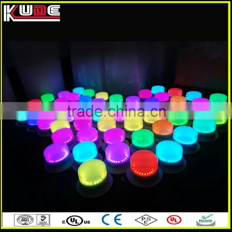 Touch RF Remote Controller LED Light Base, led rgb battery rechargeable light with waterproof
