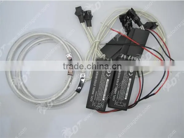 Bright CCFL Angel Eyes Halo Rings For Ford Car Headlight 4 Rings + 2 Inverters Ccfl Angel Eyes