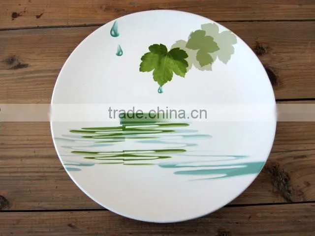Chinese Decal Ceramic Oil and Vinegar Holder Dispenser Set