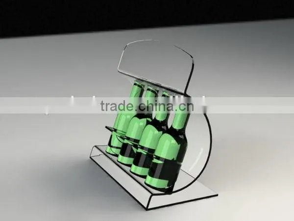 Newest professional acrylic double wall wine glass with lid and straw