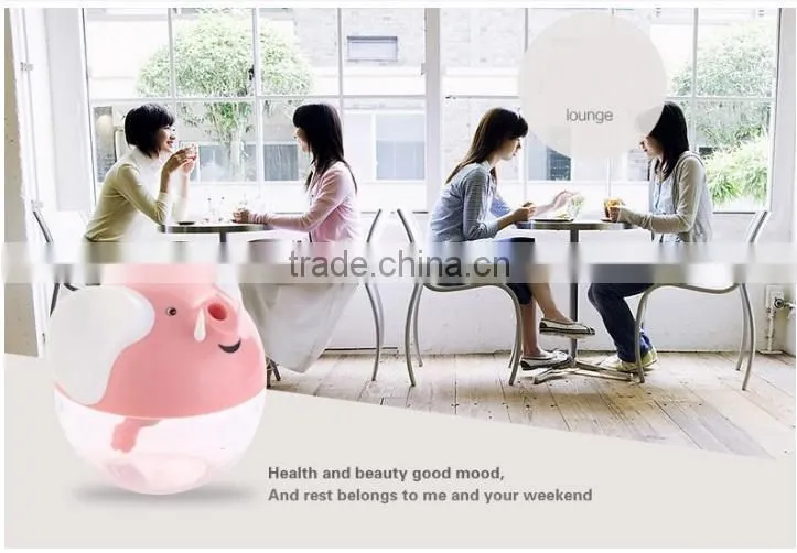 230ml 3 colours ultrasonic Mini USB Humidifier with LED Light/ ultrasonic air cleaner