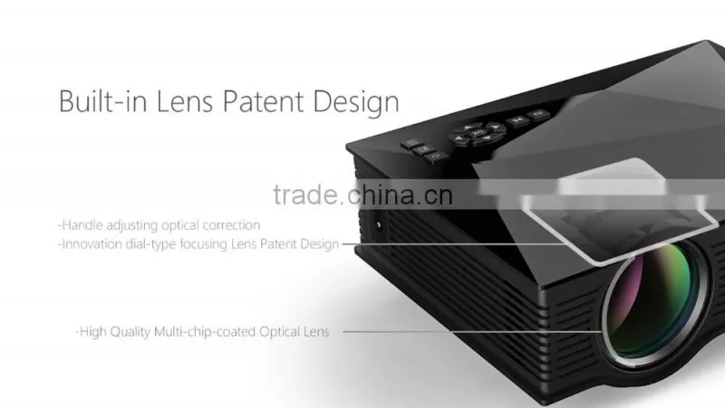 UNIC UC46 Projector Portable Red-Blue 3D Effect Simplified Micro Full HD 1080P with WIFI Home Cinema LED Projector US/EU/UK Plug