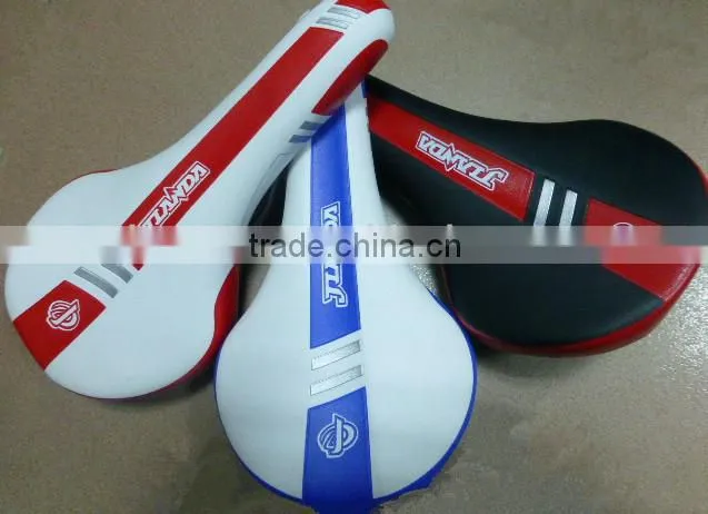 hot selling high quality wholesale price durable colorful comfortable leather MTB saddles bicycle parts