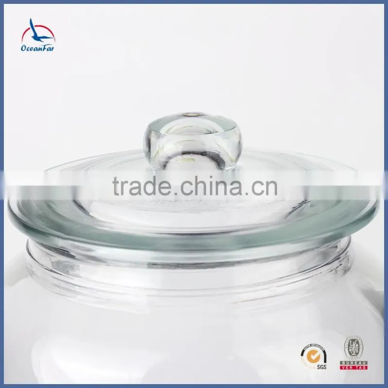 Good Quality Glass Beverage Drink Dispenser Clear Glass Jar With Tap