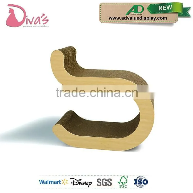 China suppliers pet scratching post toys corrugated cardboard Cat scratcher tree Cat house