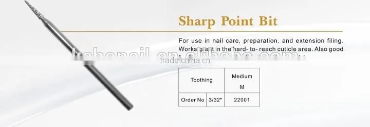 Spring hot Tungsten Steel Grinding Head Tool Nail Drill Bit Gold Plated for Nail Art Polish Machine nail tools styling tools