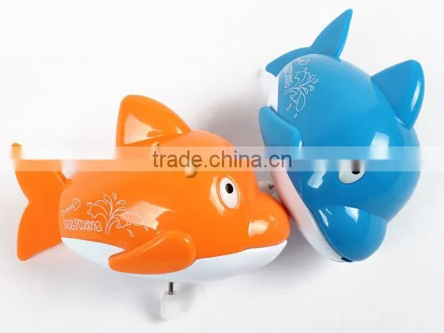 4 kinds lovely kids plastic wind up fish toy