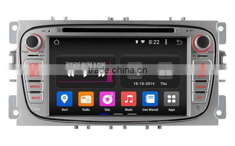 Ownice quad core RK3188 Cortex A9 car stereo player for focus S-MAX built in BT FM Wifi RDS