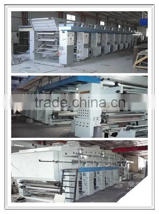 YS-A 6color 9units computerized control high speed rotogravure printing machine