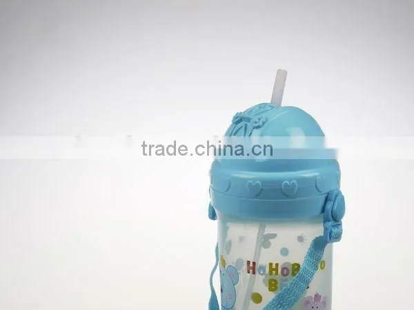 A024 600ml high quality cartoon plastic children water bottle shantou shuanghuan viassin plastic drinking bottle for kids