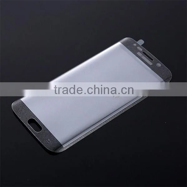 3D Curved Full Cover Tempered Glass for Samsung S6 Edge Screen Protector Black
