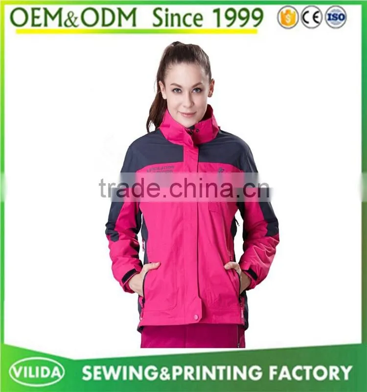 Wholesale high quality women's muliti-function outdoor sports mountain jacket coat