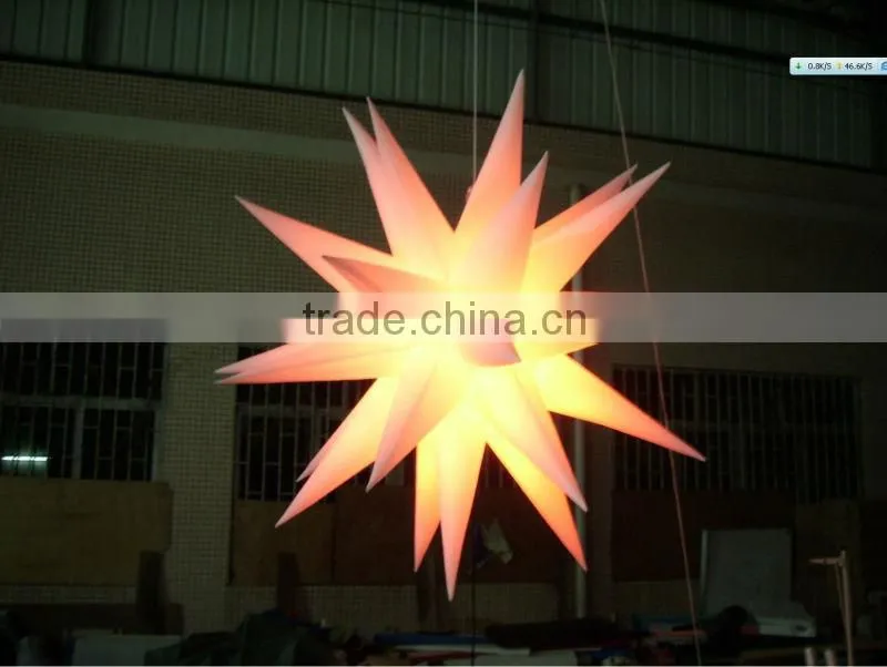decoration LED lights inflatable star