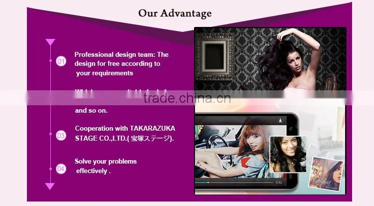 European style fashion ombre i tip hair extension for cheap