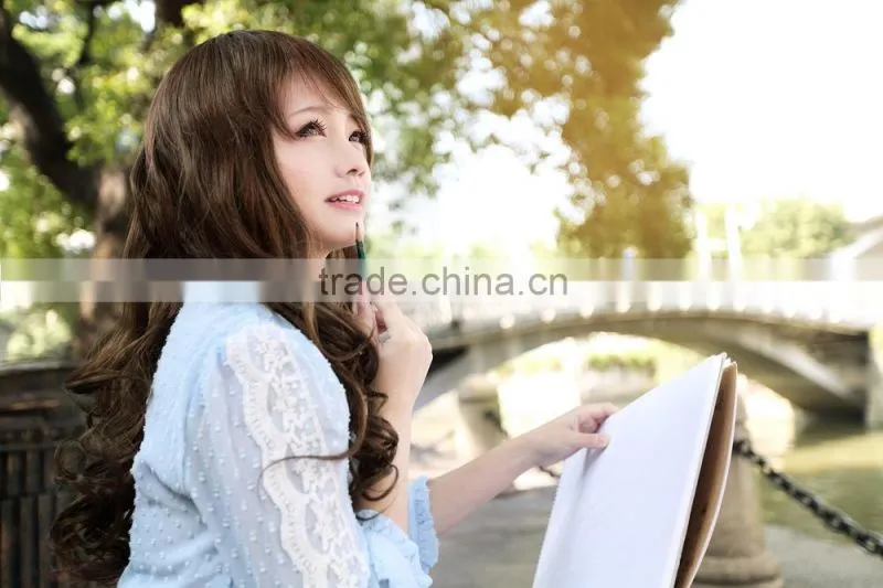 High Density synthetic korean japanese wigs