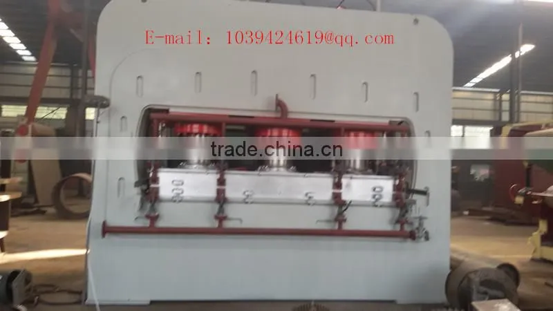 short cycle lamination hot-press for 2 sides in short time
