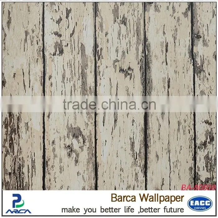 3D PVC wallpaper retro tree design wallpaper for Japan market