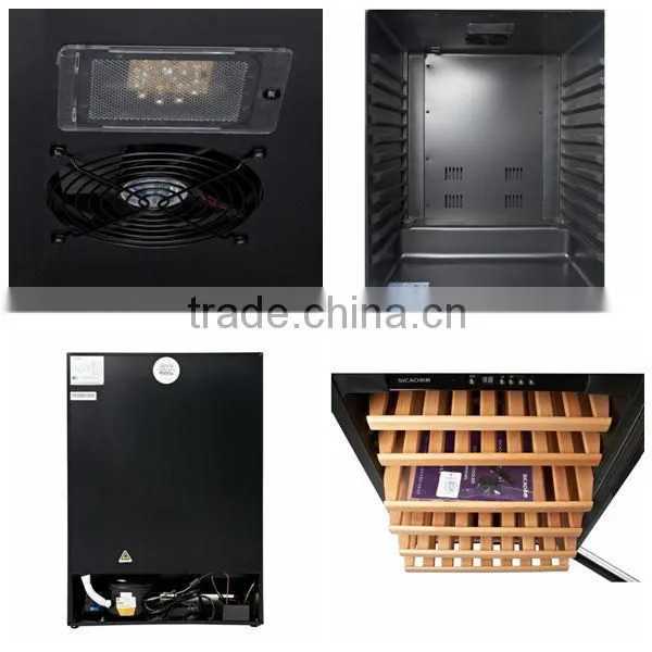 2016 factory dual zone fan cooling 44 bottle wine refrigerator