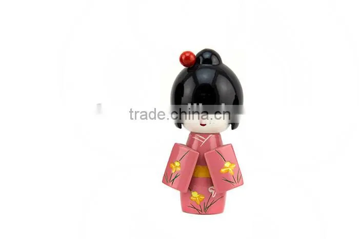 wood japanese doll kids art and craft gift sets