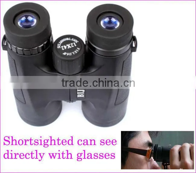 12X 42mm binoculars with goggles for nearsightedness