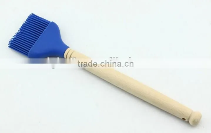 High Quality Silicone Kitchen Tools With Wooden Handle Set Of 5