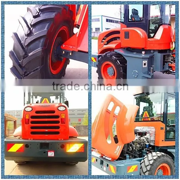 Small telescopic wheel loader, 2.5 ton telescopic handler for sale