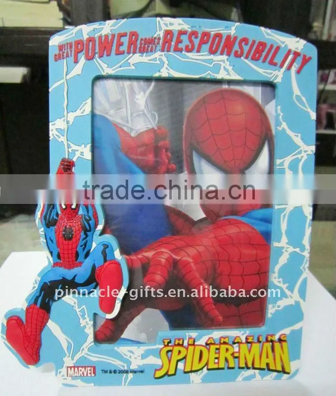 rubber pvc beauty girls picture frame soft pvc 3D photo frames