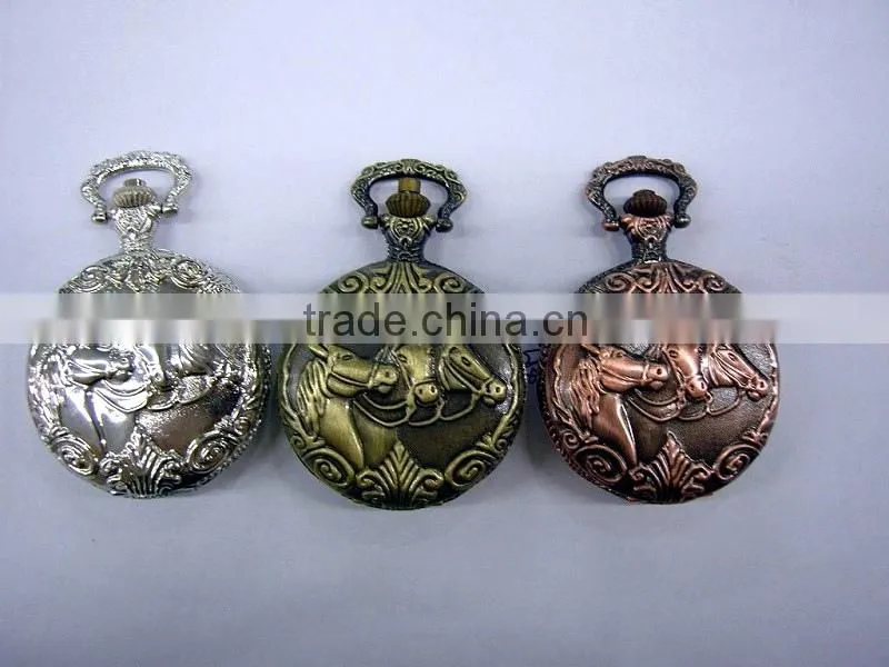 Kids Animal Pattern Thin Pocket Watch