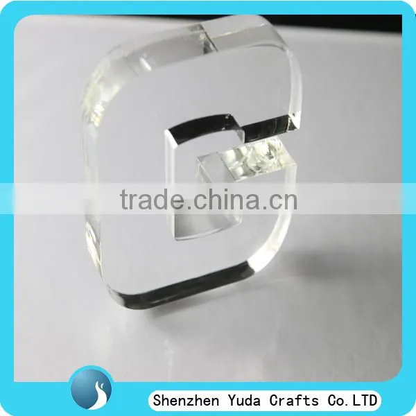 Manufacturing customized creative letter block stand table top block