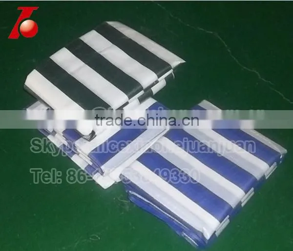 Strip tarps hdpe woven laminated pe tarpaulin