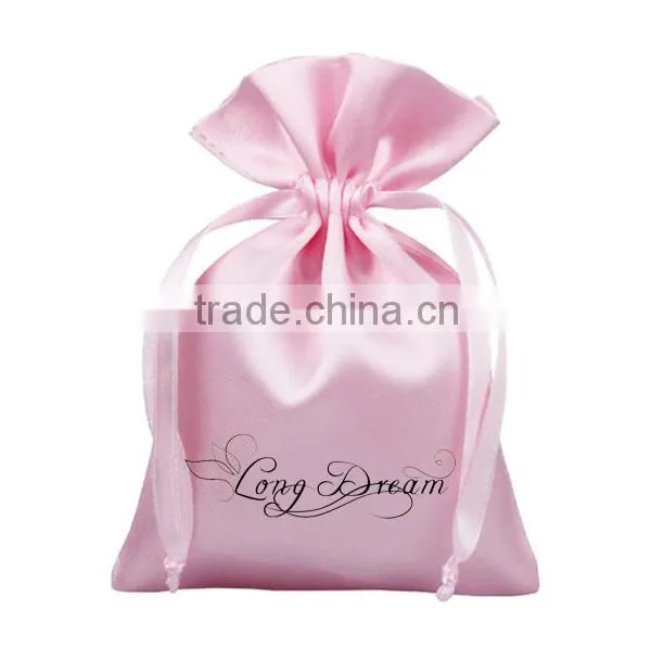 satin coin bags with ribbon handle