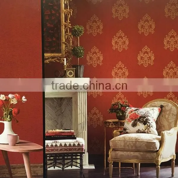 Top quality nice design vinyl wallpaper factory price