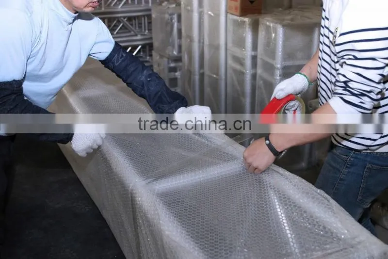 new arrival aluminum assemble glass stage with adjustable height