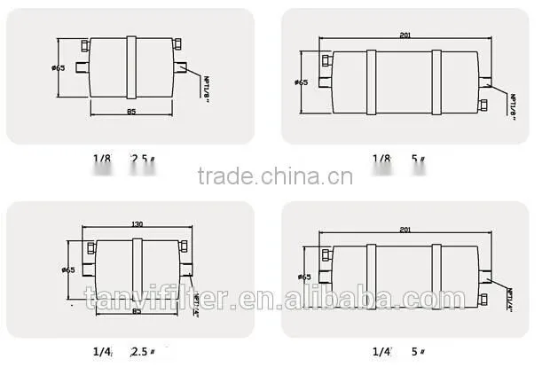 black capsule filter for ink jet printer