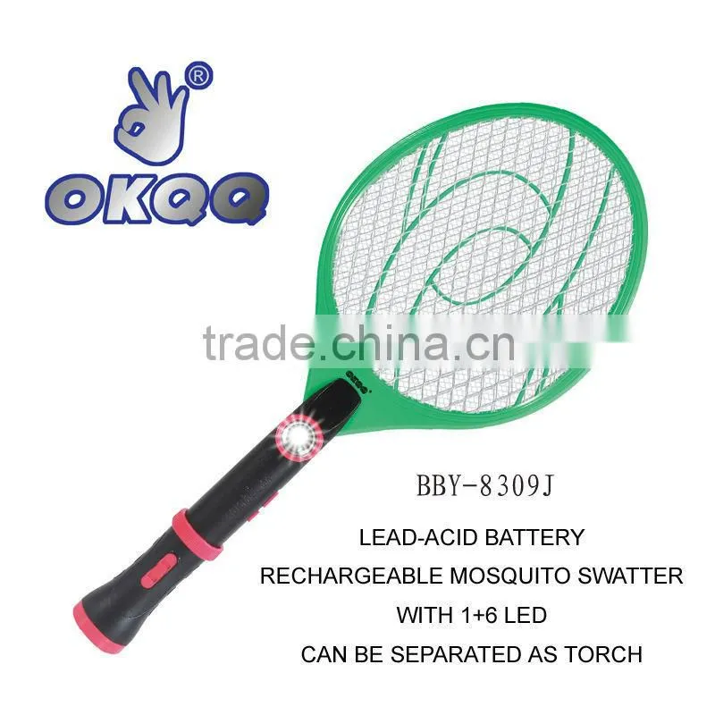BBY-8309G LED TORCH ELECTRUC MOSQUITO SWATTER BAT ZAPPER