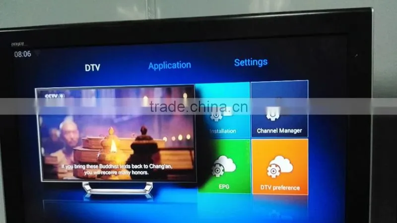 2016 hot sale factory price Amlogic s805+DVB T2 quad core android4.4 set top box smart combo android tv box Hybrid OTT