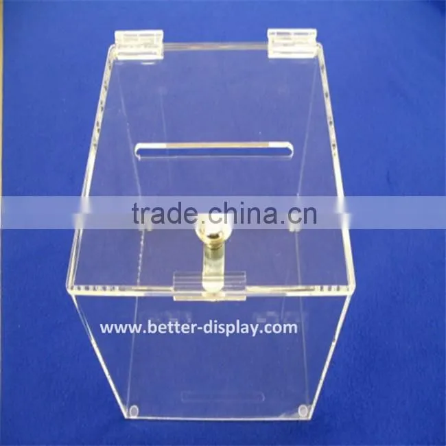 wholesale acrylic large collection boxes