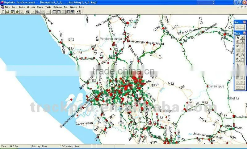 Trackpro Malaysia Digital Mapinfo Map