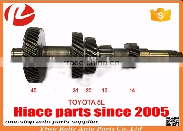 Toyota hiace gearbox parts 45-31-20-13-14 transmission shaft for hiace 5L