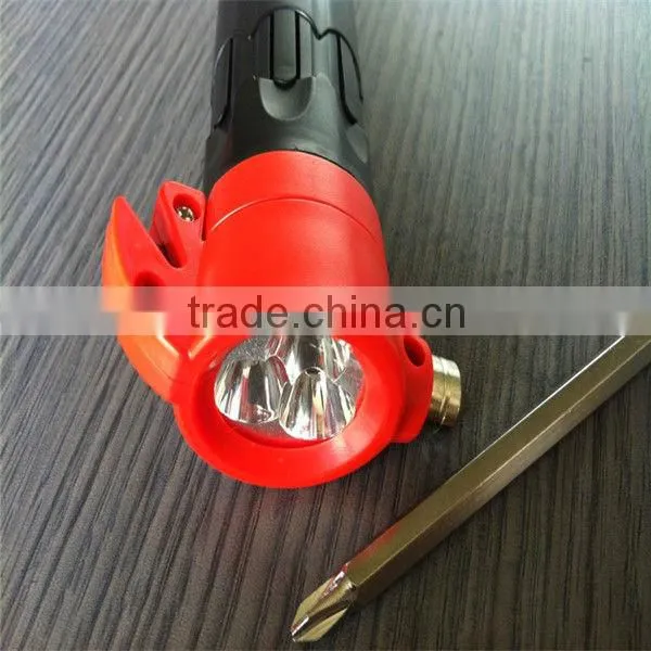 Multifunction screwdriver with torch&hammer and knife lectrical tool light torches