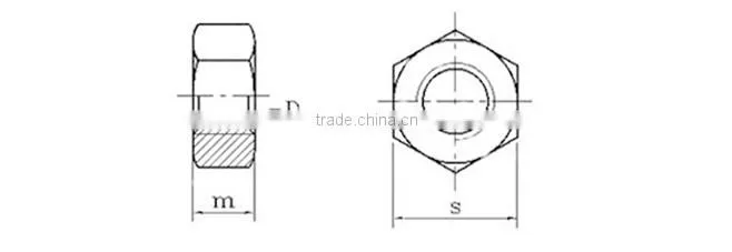 M1-M30 Nylon nuts,plastic hex nut