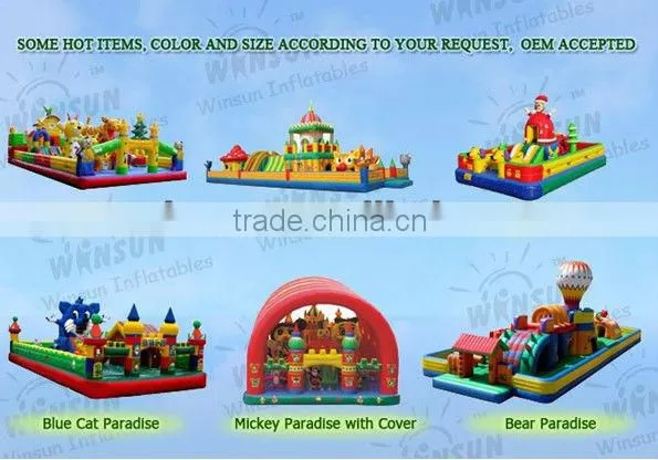 Specialized in inflatable amusement park inflatable toys used for sale