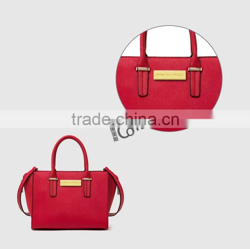 Rectangle Engraved Logo Gold Custom Metal Bag Label