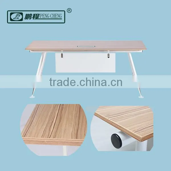 Particle Board High QualityDouble Sided Office Desk With Cabinet