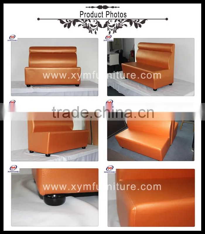classical style leather dining booth