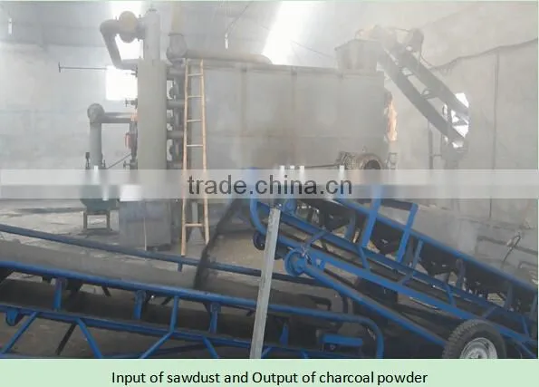 big type charkoal making machine continuous outputs